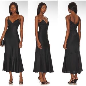 NOAM X REVOLVE Hali Dress in Black Fade Size 0